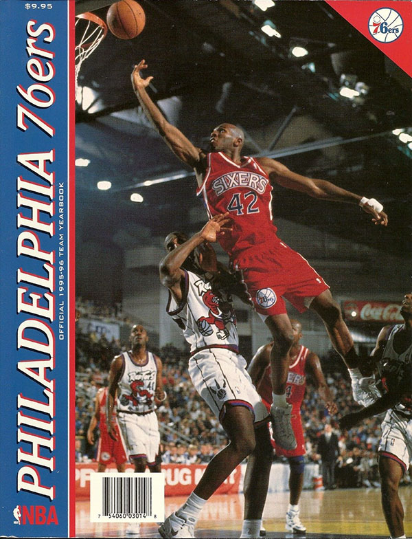 NBA Yearbook Philadelphia 76ers 1995 96 SportsPaper Info