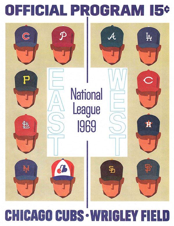 Mlb Program: Chicago Cubs (1969) 