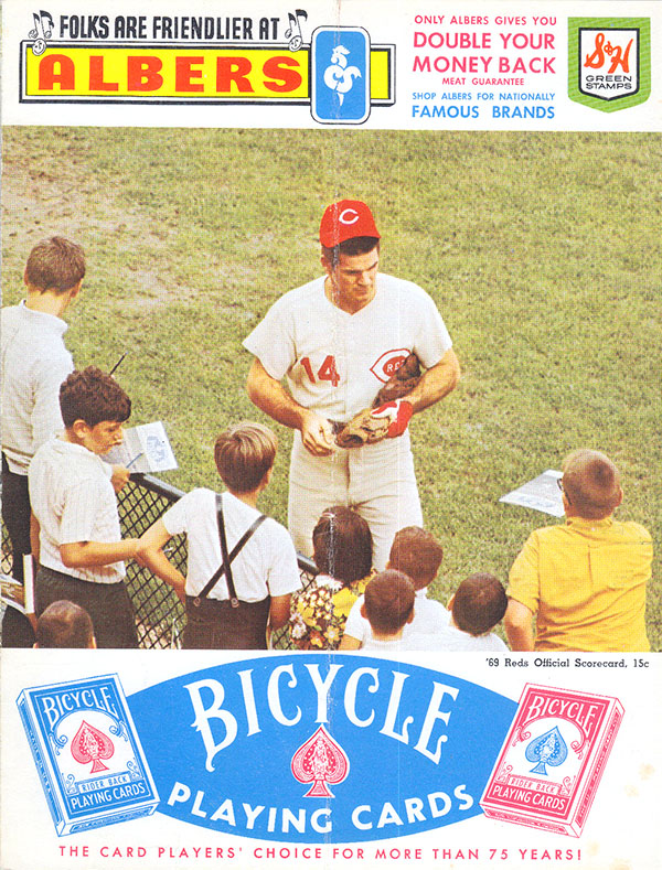 MLB Program: Cincinnati Reds (1969)