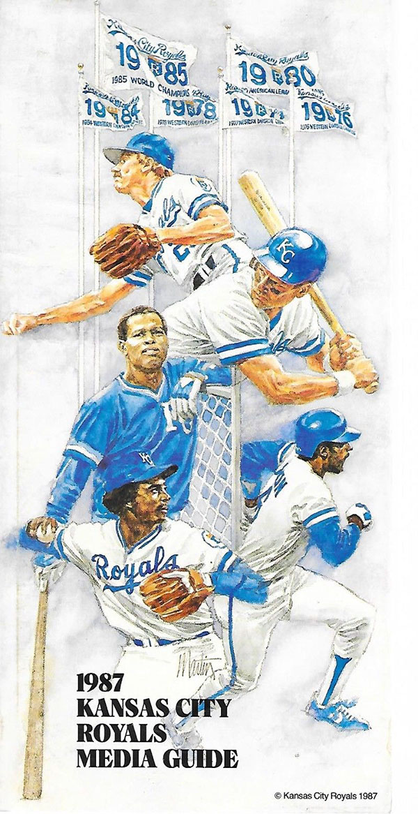 Mlb Media Guide: Kansas City Royals (1987) 