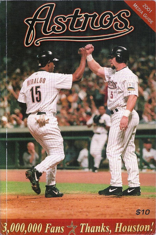 Mlb Media Guide: Houston Astros (2001) 