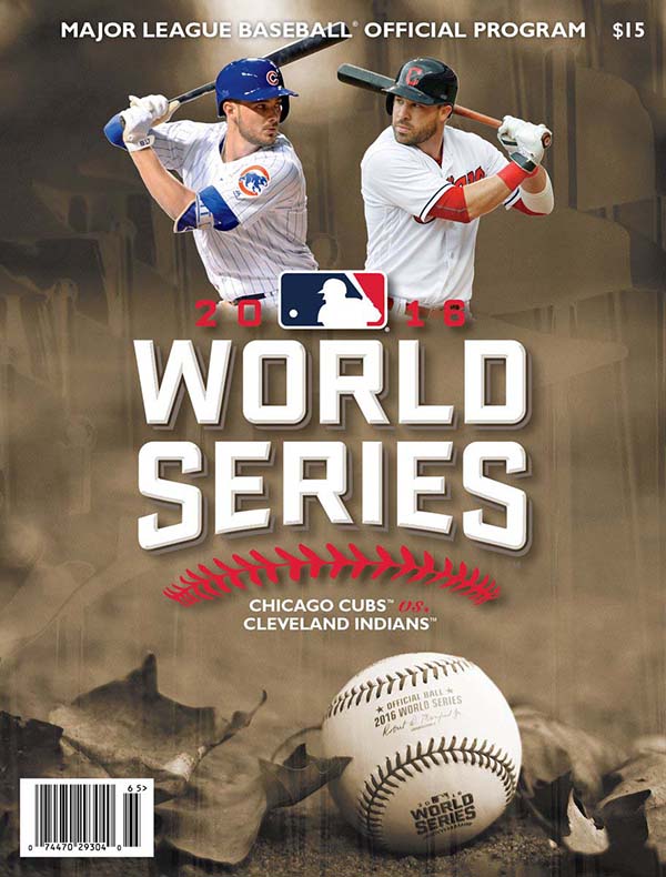 MLB World Series Program: Cleveland Indians Vs. Chicago Cubs (2016 ...