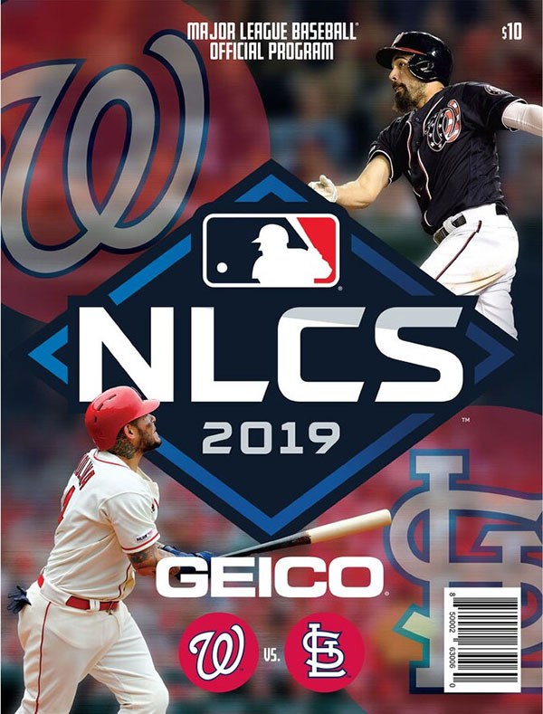 MLB NLCS Program: St. Louis Cardinals Vs. Washington Nationals (2019 ...