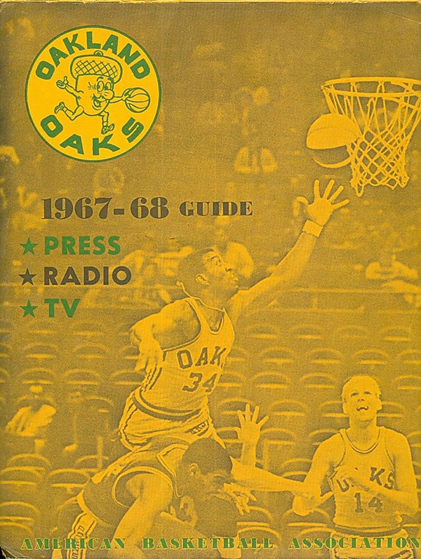 ABA Media Guide: Oakland Oaks (1967-68)