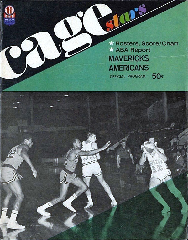 ABA Program: Cage Stars (Houston Mavericks, 1967-68)