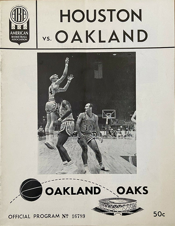 ABA Program: Oakland Oaks (1967-68)