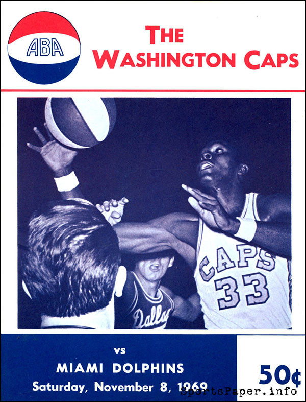 ABA Program: Washington Caps (1969-70)