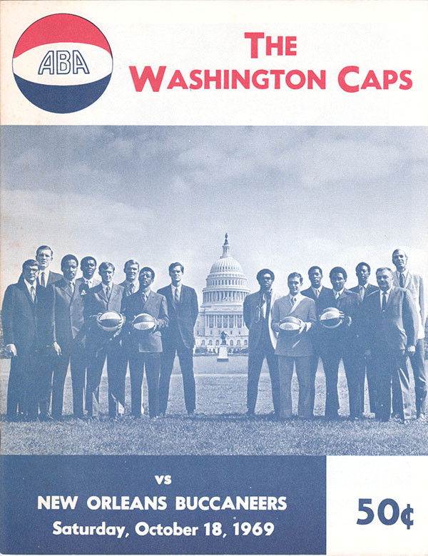 ABA Program: Washington Caps (1969-70)