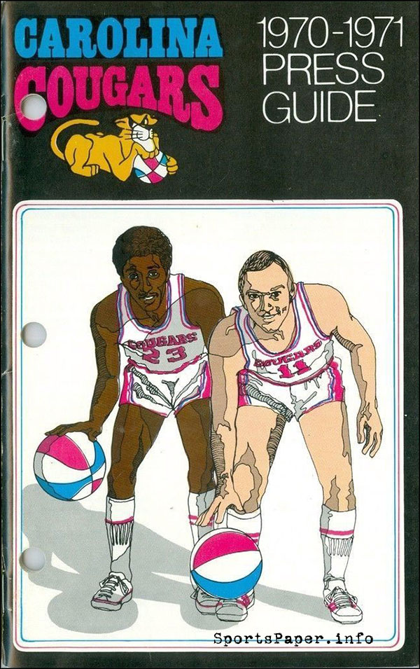 ABA Media Guide: Carolina Cougars (1970-71)