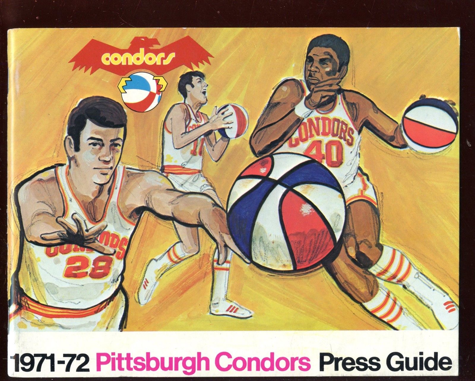 ABA Media Guide: Pittsburgh Condors (1971-72)