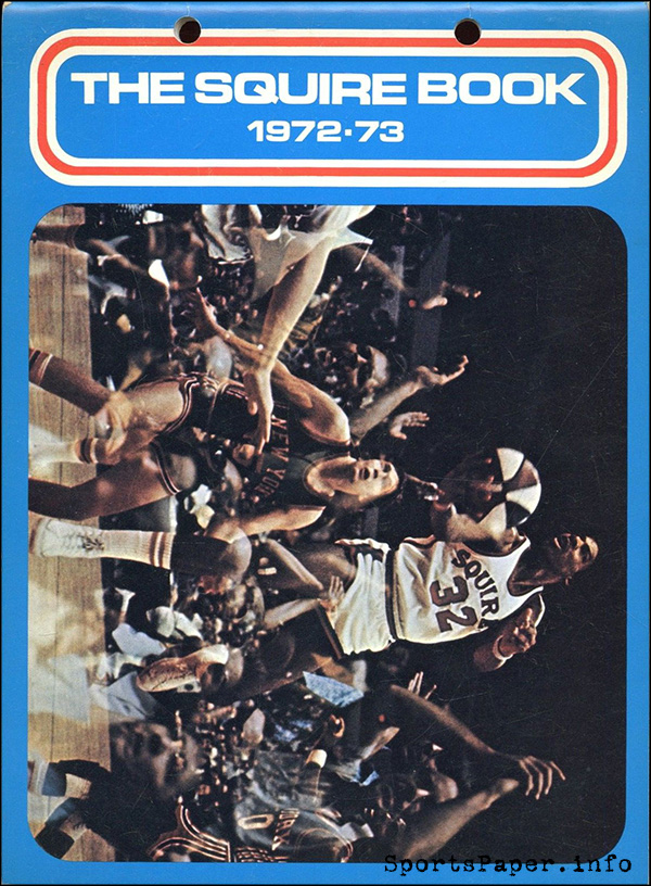 ABA Media Guide: Virginia Squires (1972-73)