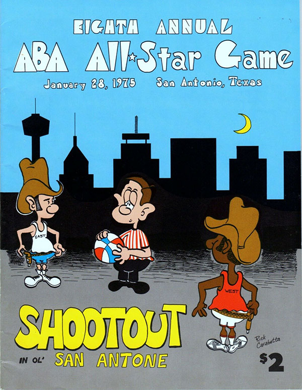 1975 ABA All-Star Game Program