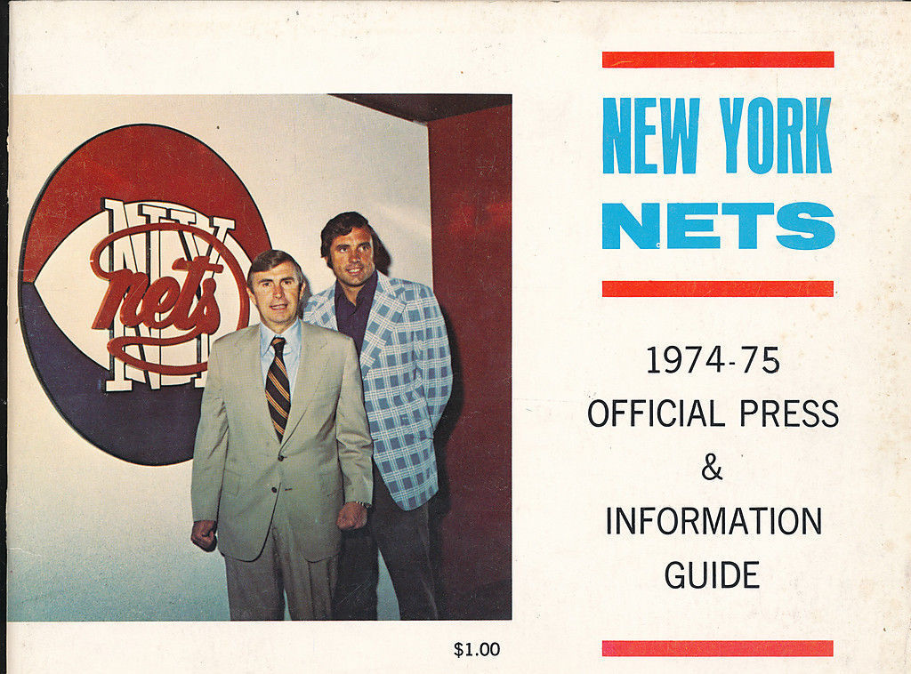 ABA Media Guide: New York Nets (1974-75)