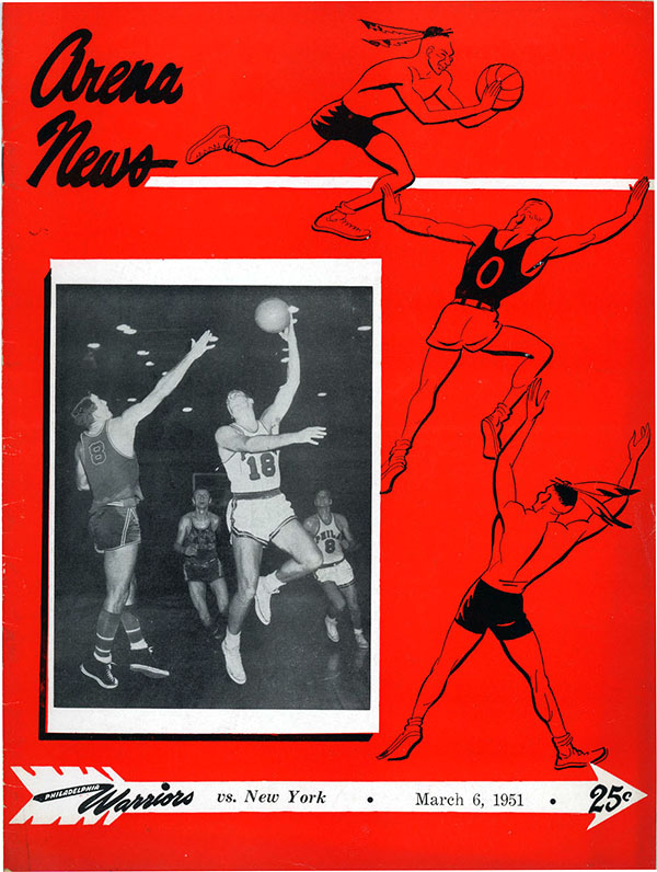 NBA Program: Philadelphia Warriors (1950-51) | SportsPaper.info