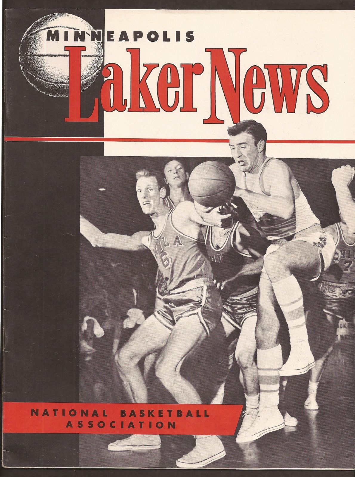 NBA Program: Minneapolis Lakers (1955-56)