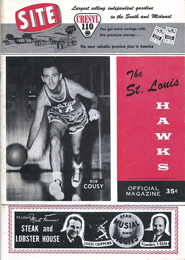 NBA Program: St. Louis Hawks (1957-58)