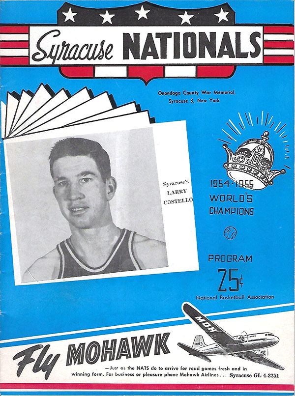 NBA Program: Syracuse Nationals (1957-58)