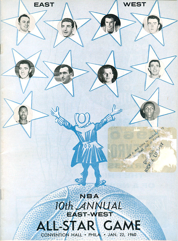 1960 NBA All-Star Game Program