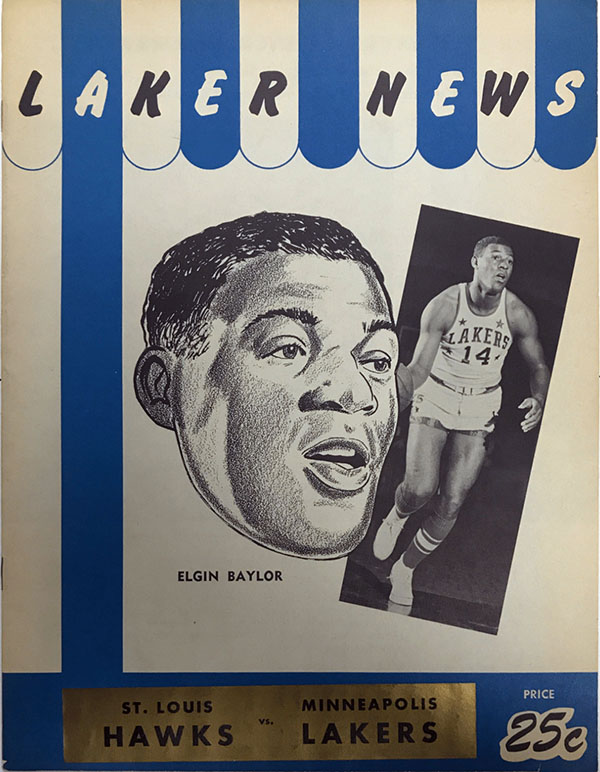 NBA Program: Minneapolis Lakers (1959-60)