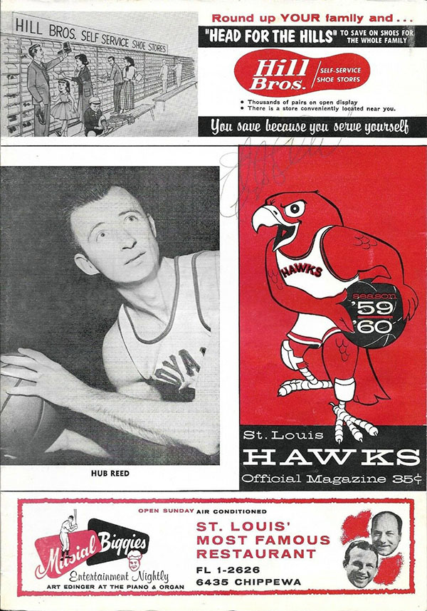 NBA Program: St. Louis Hawks (1959-60)