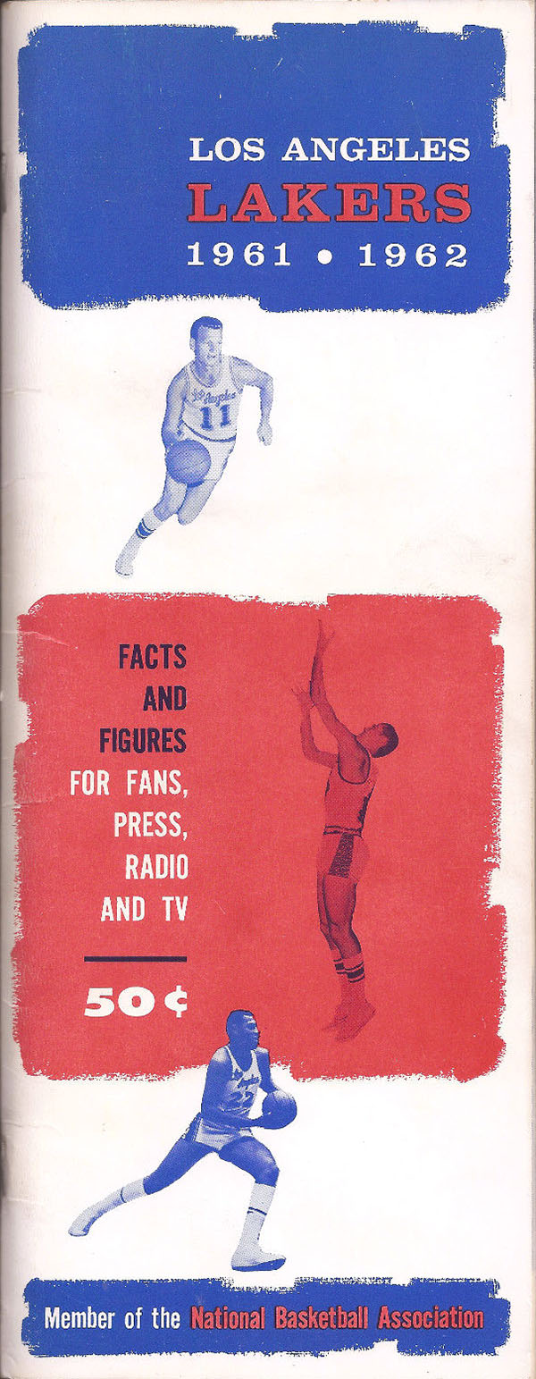 NBA Media Guide: Los Angeles Lakers (1961-62)