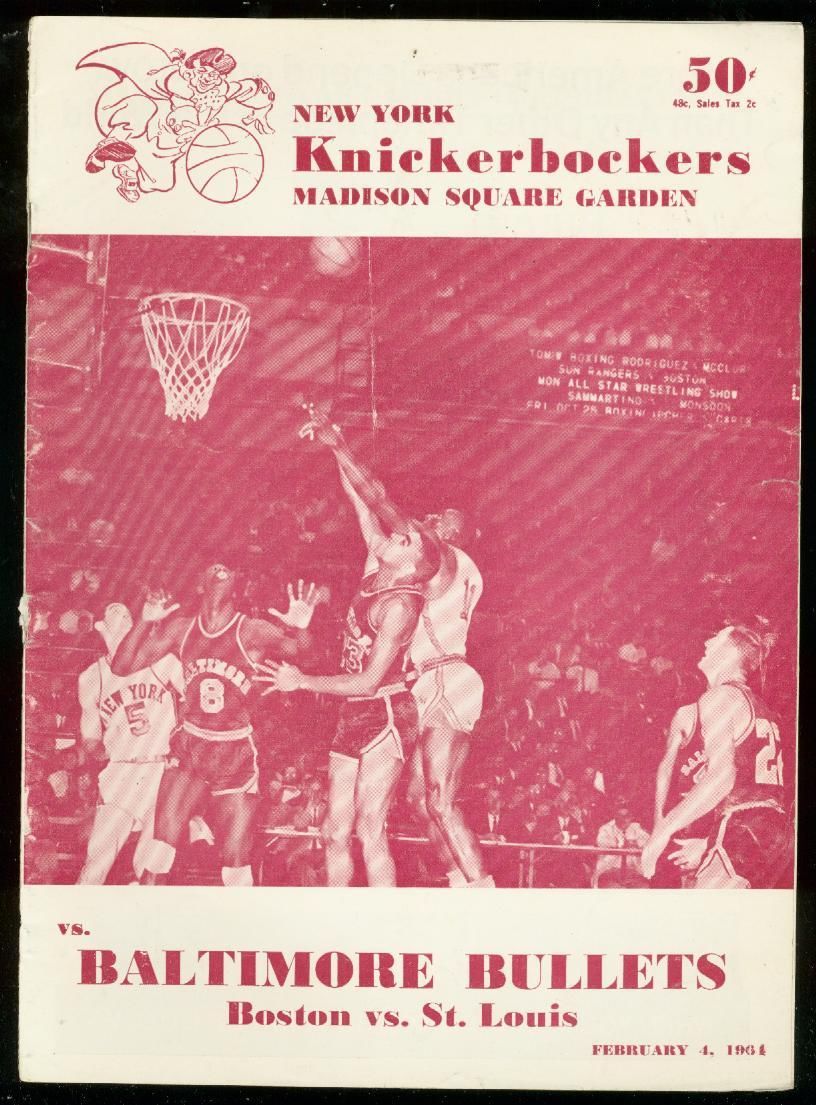 NBA Program: New York Knicks (1963-64)