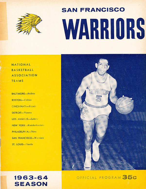 NBA Program: San Francisco Warriors (1963-64)