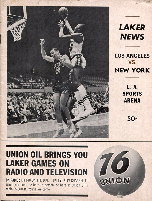 NBA Program: Los Angeles Lakers (1964-65)