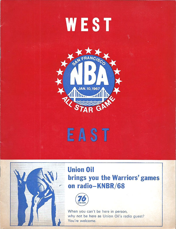 1967 NBA All-Star Game Program