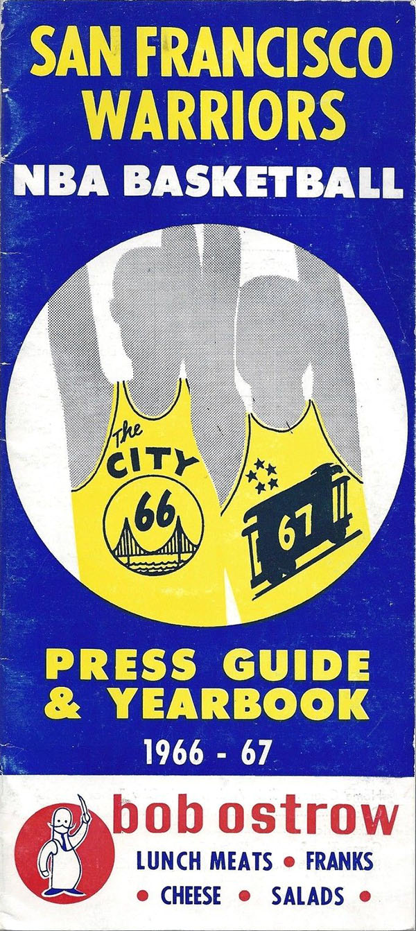 NBA Media Guide San Francisco Warriors (196667) SportsPaper.info