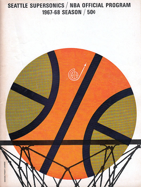 NBA Program: Seattle SuperSonics (1967-68)