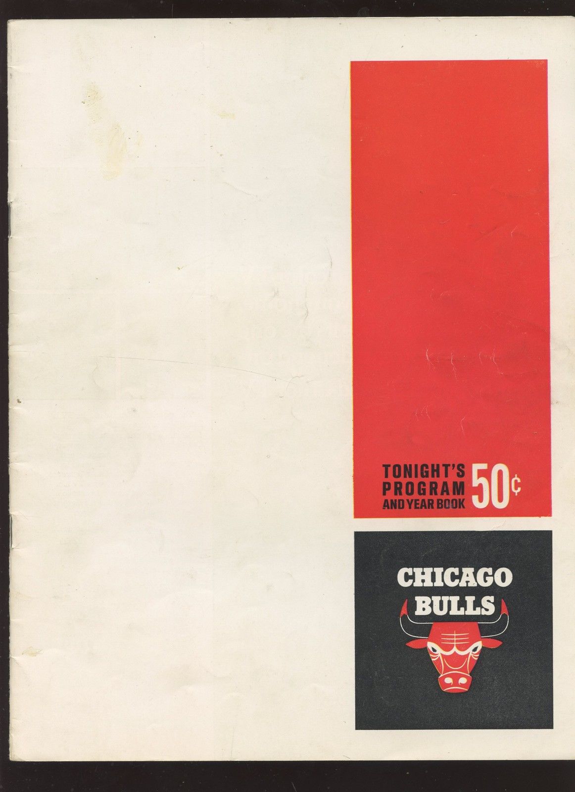 NBA Program: Chicago Bulls (1968-69)