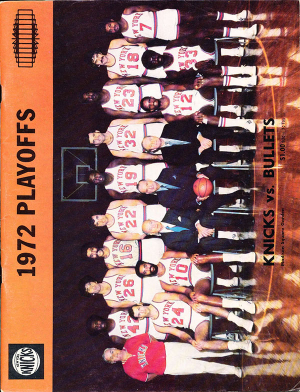 NBA Program: New York Knicks (1971-72) | SportsPaper.info