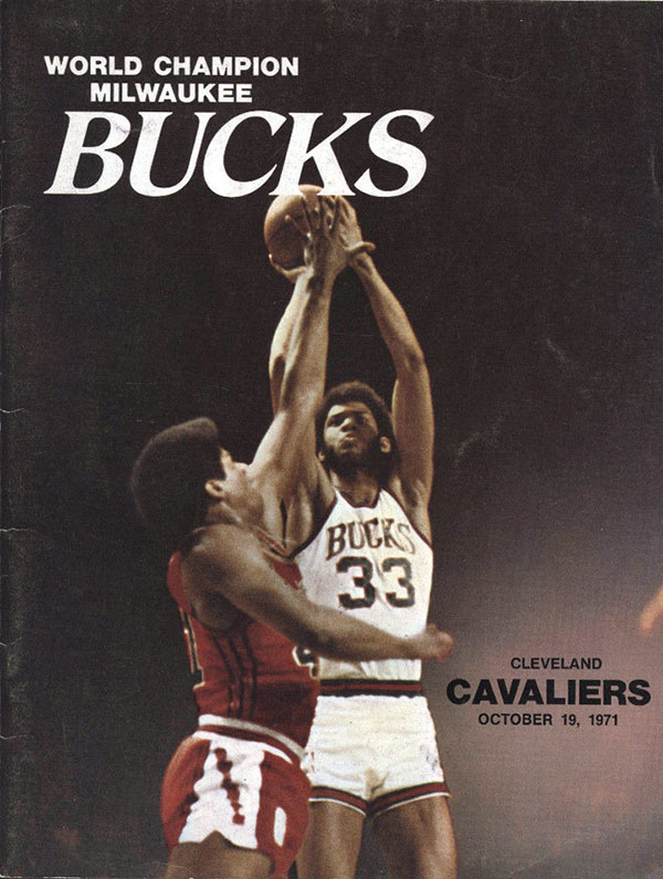 NBA Program: Milwaukee Bucks (1971-72)