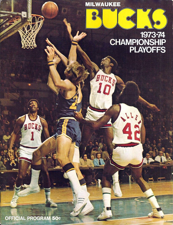 NBA Program: Milwaukee Bucks (1973-74)