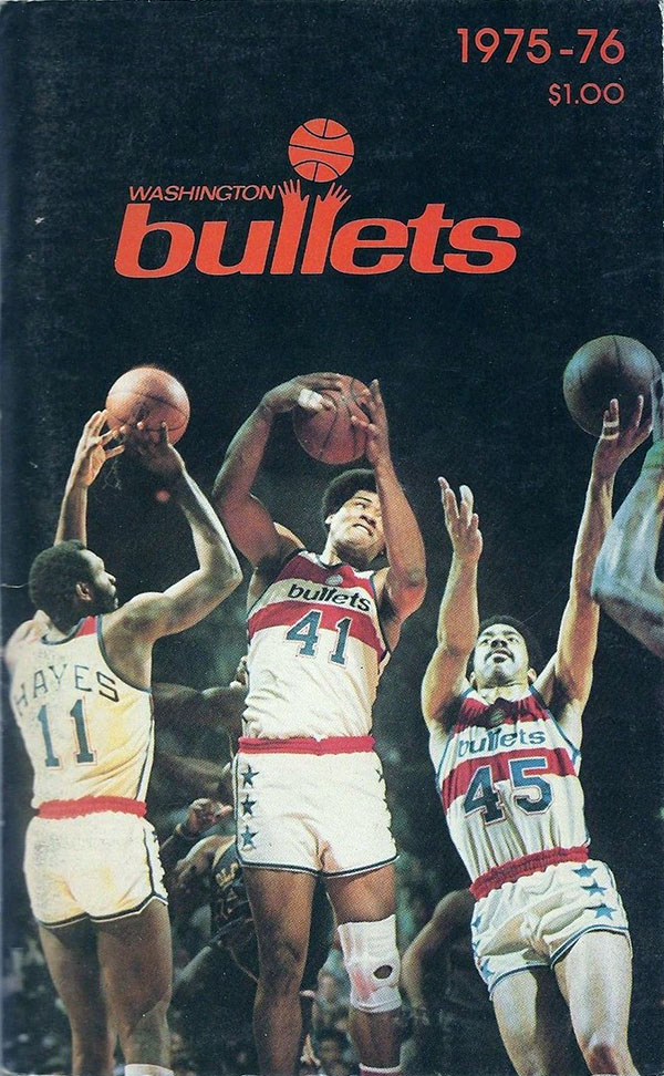 NBA Media Guide: Washington Bullets (1975-76)