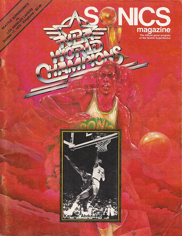 NBA Program Seattle SuperSonics (197980) SportsPaper.info