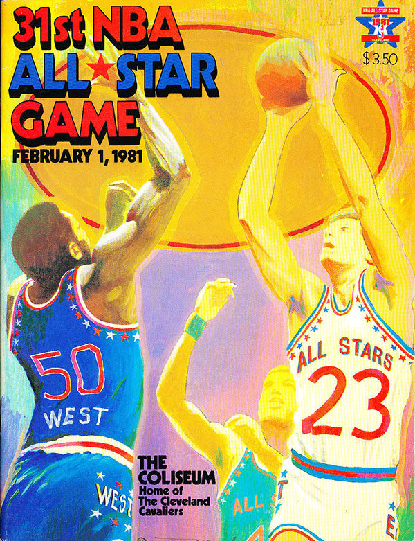 1981 NBA All-Star Game Program