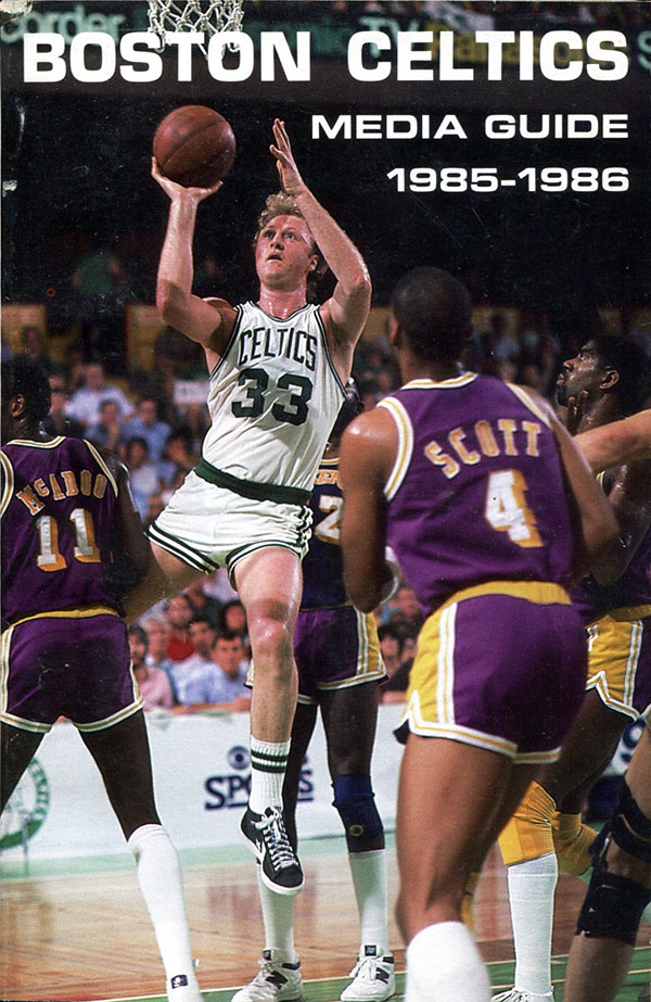 NBA Media Guide: Boston Celtics (1985-86)