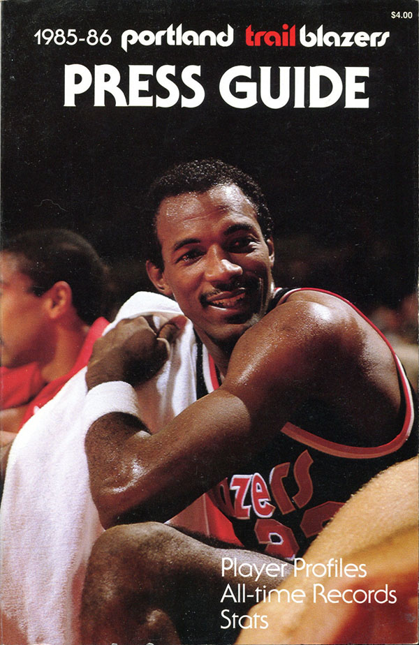 NBA Media Guide: Portland Trail Blazers (1985-86)