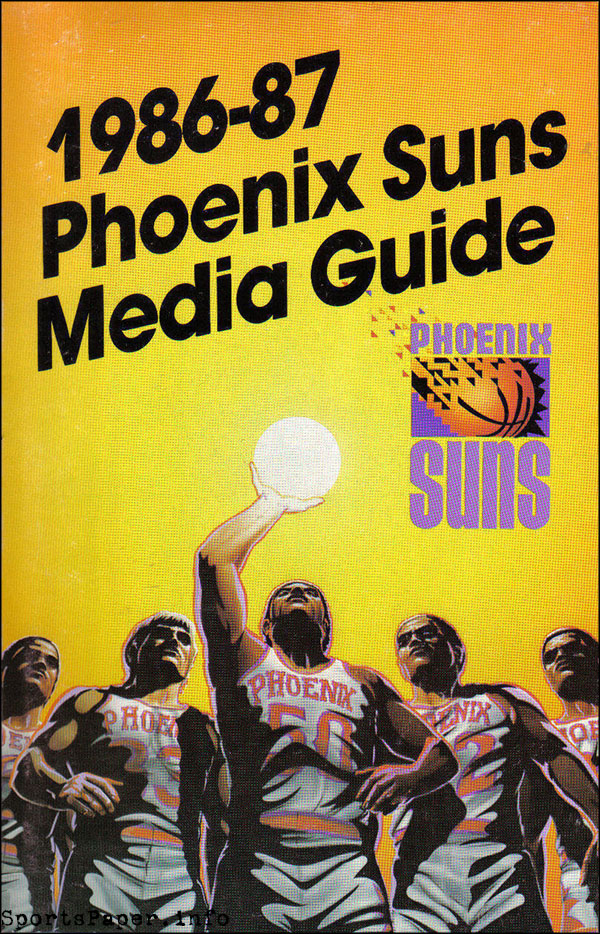 NBA Media Guide: Phoenix Suns (1986-87)