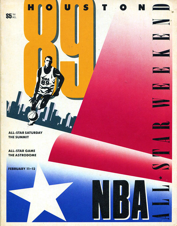 1989 NBA All-Star Game Program