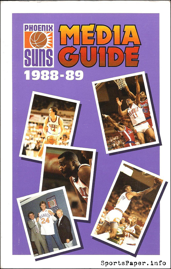 NBA Media Guide: Phoenix Suns (1988-89)