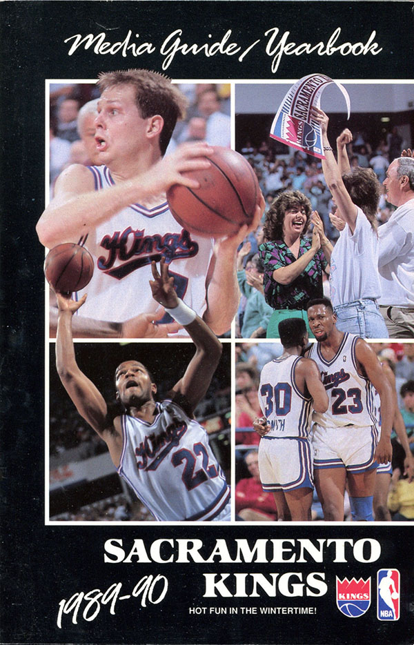 NBA Media Guide: Sacramento Kings (1989-90)