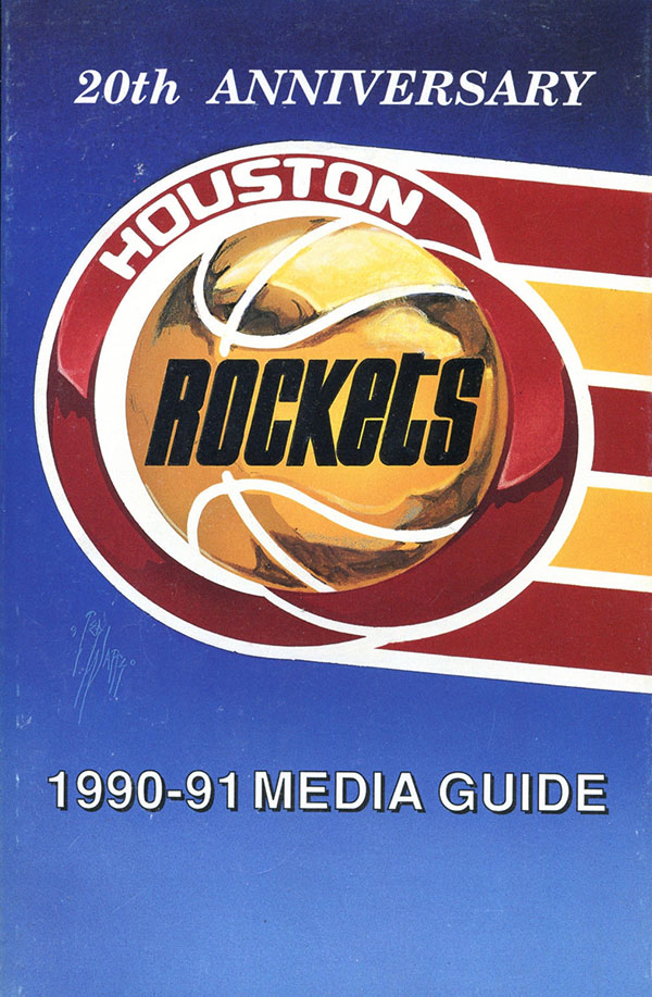 NBA Media Guide: Houston Rockets (1990-91)