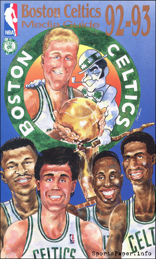 NBA Media Guide: Boston Celtics (1992-93)