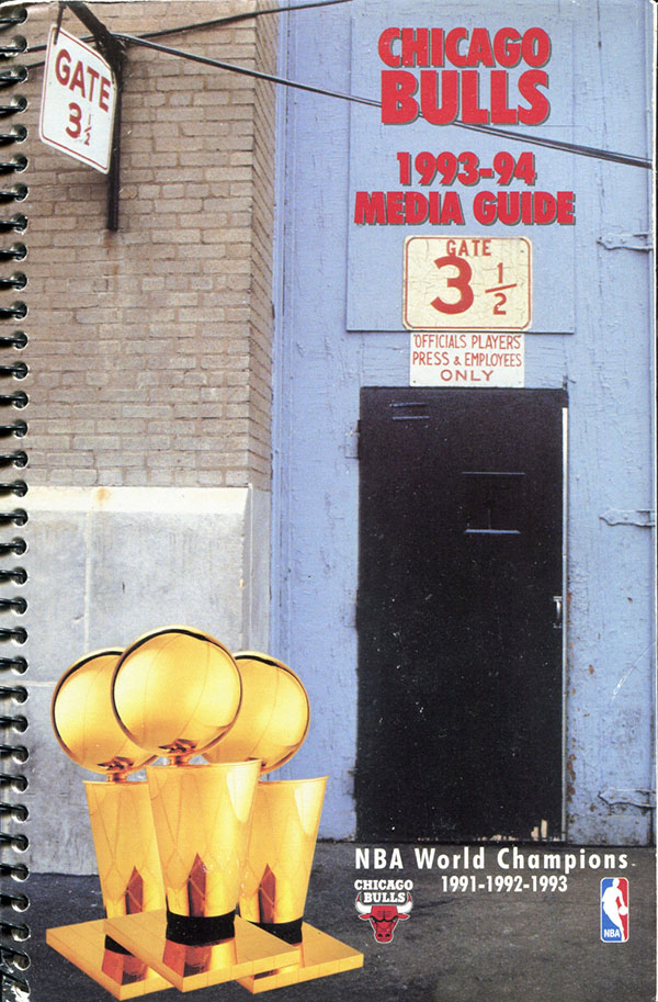 NBA Media Guide: Chicago Bulls (1993-94)