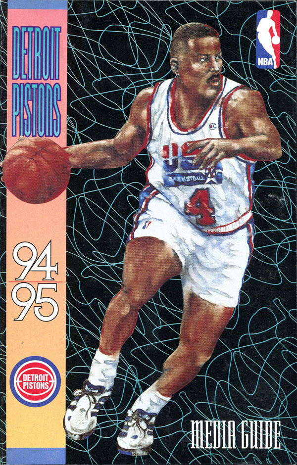 NBA Media Guide: Detroit Pistons (1994-95)