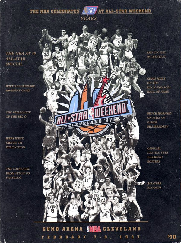 1997 NBA All-Star Game Program