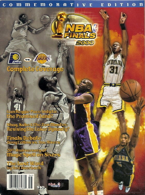 NBA Program: 2000 NBA Finals (Los Angeles Lakers vs. Indiana Pacers)